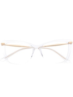 Jimmy Choo Eyewear очки в двухцветной квадратной оправе