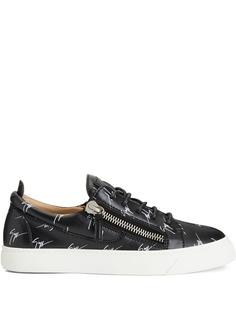 Giuseppe Zanotti кеды Nicki с логотипом