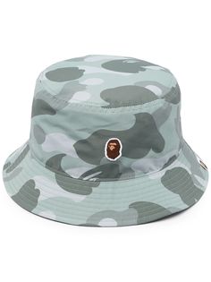 A BATHING APE® панама с камуфляжным принтом