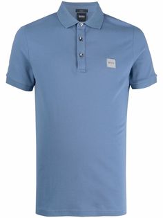 Boss Hugo Boss рубашка поло с нашивкой-логотипом