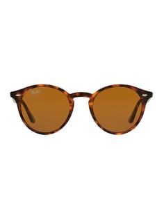 Ray-Ban солнцезащитные очки черепаховой расцветки в круглой оправе
