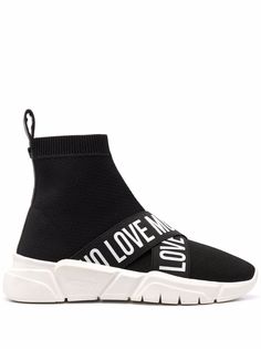 Love Moschino кроссовки-носки
