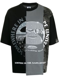 AAPE BY *A BATHING APE® футболка с логотипом