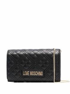 Love Moschino стеганая сумка на плечо с логотипом