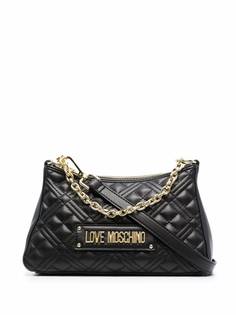 Love Moschino стеганая сумка на плечо с логотипом