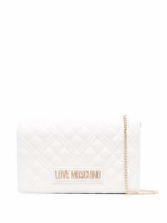 Love Moschino стеганая сумка на плечо с логотипом