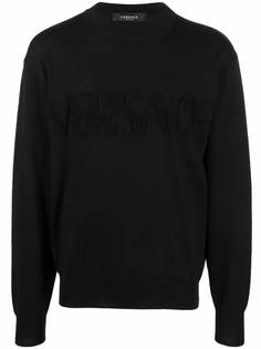 Versace джемпер с круглым вырезом