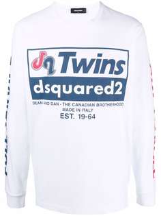 Dsquared2 футболка с длинными рукавами и логотипом