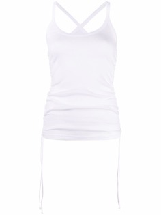 Helmut Lang топ с U-образным вырезом