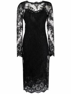 Ermanno Scervino кружевное платье-футляр