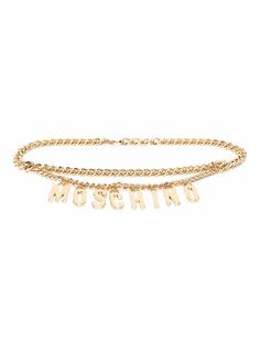 Moschino цепочный ремень с логотипом