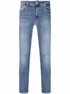 Calvin Klein Jeans джинсы скинни с вышитым логотипом