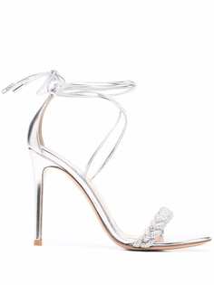 Gianvito Rossi босоножки Leomi 105 с плетеными ремешками