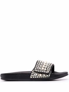 Jimmy Choo декорированные шлепанцы Fitz