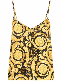 Versace топ с принтом Baroque
