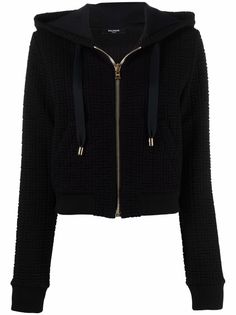 Balmain худи с монограммой