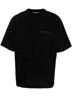 Dolce & Gabbana футболка с леопардовым принтом