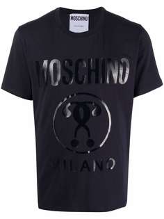 Moschino футболка с принтом Double Question Mark