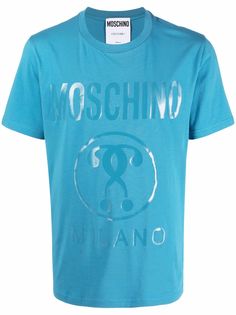 Moschino футболка с принтом Double Question Mark