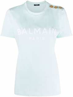 Balmain футболка с логотипом