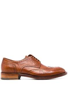 PAUL SMITH броги с перфорацией