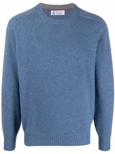 Brunello Cucinelli кашемировый джемпер тонкой вязки