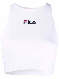 Fila укороченный топ с вышитым логотипом