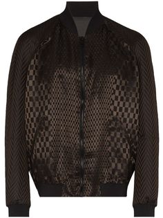 Haider Ackermann клетчатый бомбер на молнии