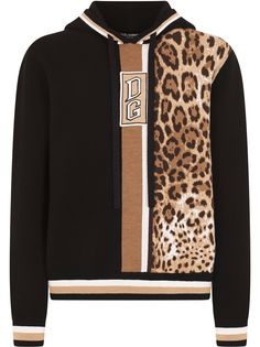Dolce & Gabbana худи с леопардовым принтом