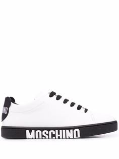 Moschino кеды с логотипом