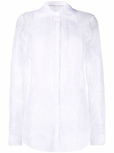 Ermanno Scervino рубашка с цветочной вышивкой