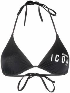 Dsquared2 лиф бикини с принтом Icon