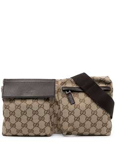 Gucci Pre-Owned поясная сумка с узором GG