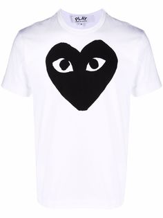 Comme Des Garçons Play футболка с принтом