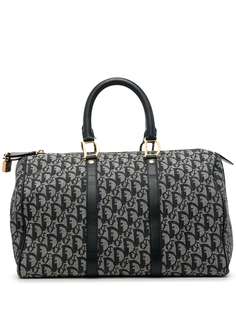 Christian Dior сумка Boston pre-owned с узором Trotter