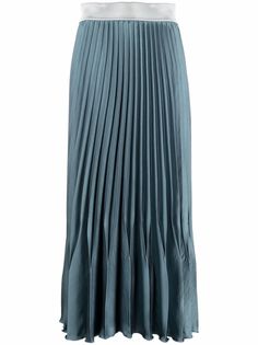Luisa Cerano плиссированная юбка тонкой вязки