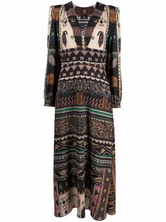 Etro жаккардовое платье с узором