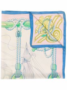 Hermès платок Tribord 1968-го года
