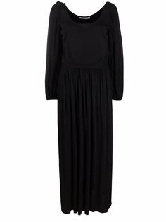 Yves Saint Laurent Pre-Owned платье 1970-х годов с длинными рукавами