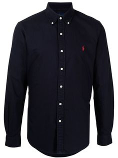 Polo Ralph Lauren рубашка с вышитым логотипом