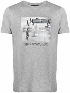 Emporio Armani футболка с графичным принтом