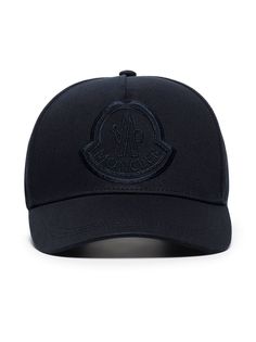 Moncler бейсболка с нашивкой-логотипом