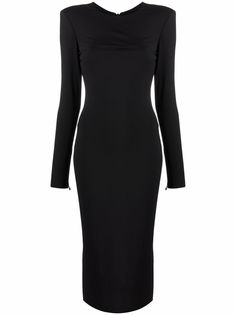 Versace платье мини с объемными плечами
