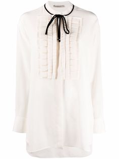 Ermanno Scervino блузка с оборками