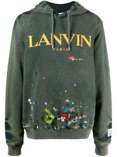LANVIN худи с логотипом из коллаборации с Gallery Dept.