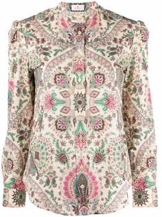 Etro рубашка с узором пейсли