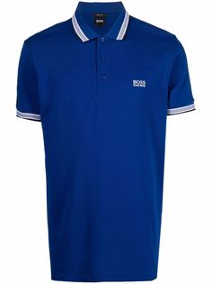 Boss Hugo Boss рубашка поло с вышитым логотипом