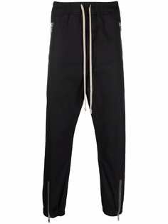 Rick Owens спортивные брюки с молниями