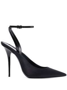 Saint Laurent атласные туфли