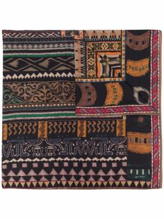 Etro шарф в технике пэчворк